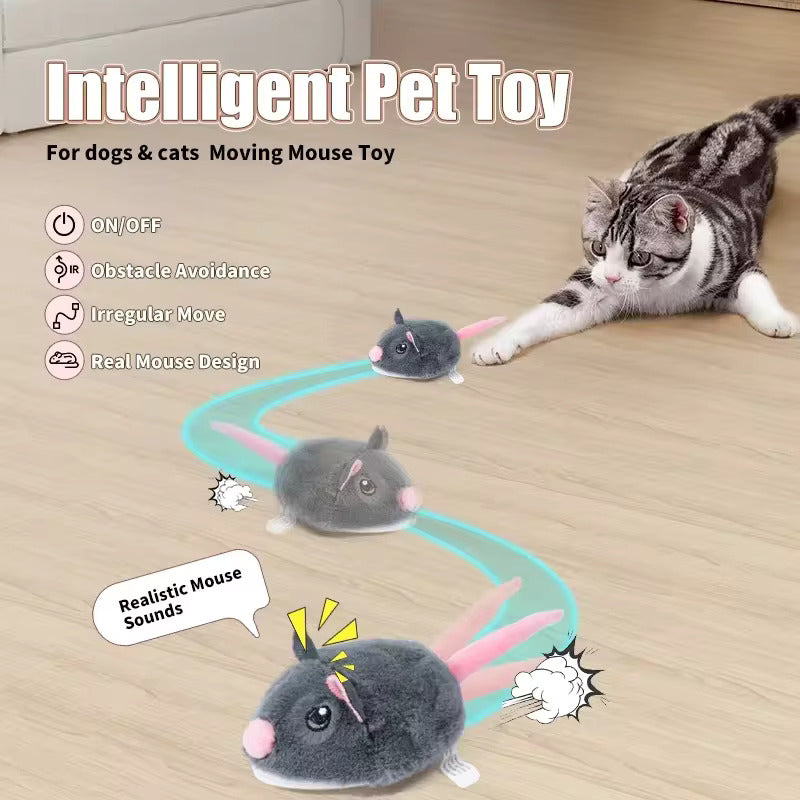 PlushPlay Electric Mouse