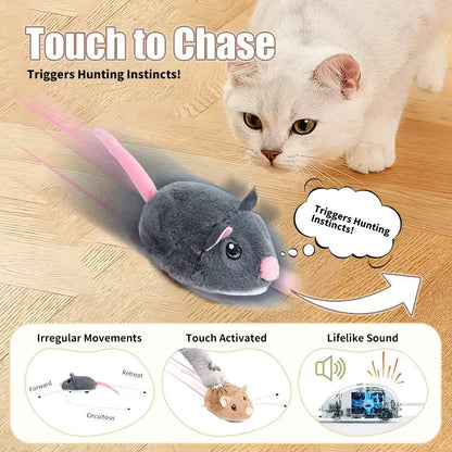 PlushPlay Electric Mouse